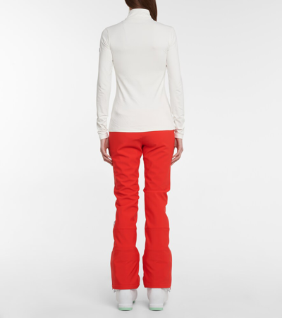 Shop Fusalp Logo Half-zip Ski Top In Neige