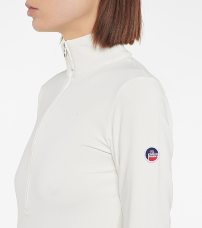 Shop Fusalp Logo Half-zip Ski Top In Neige