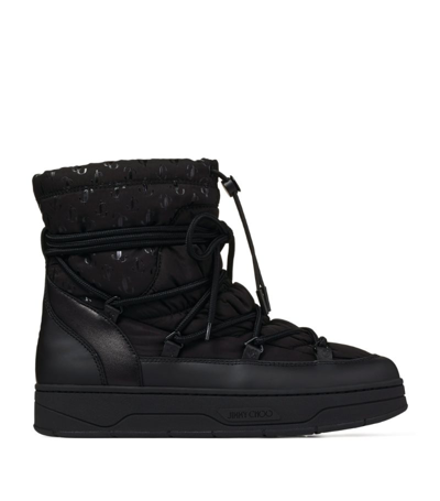 Shop Jimmy Choo Wanaka Snow Boots In Black