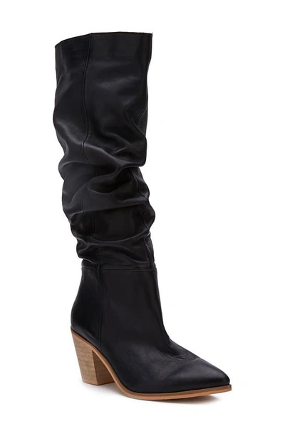 Shop Matisse Remi Slouch Pointed Toe Boot In Black