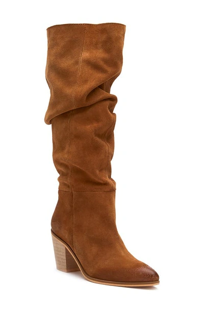 Shop Matisse Remi Slouch Pointed Toe Boot In Tan