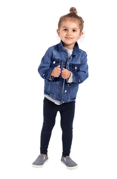 Shop Ingrid & Isabelr Ingrid & Isabel® Kids' Babe Denim Jacket In Dark Denim Wash