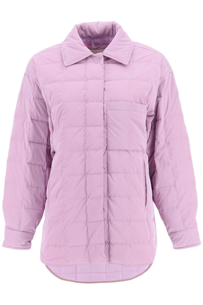 Shop Ienki Ienki Kalik Puffy Jacket In Quilted Nylon In Purple