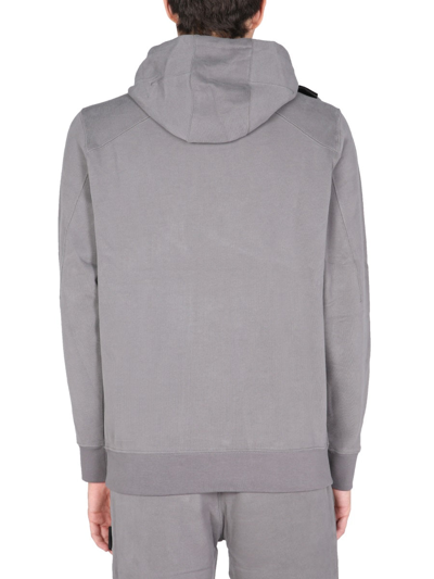 Shop Ma.strum Sweatshirt With Iconic Label In Grey