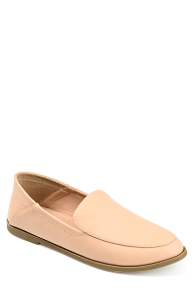 Shop Journee Collection Corinne Tru Comfort Foam Flat In Nude