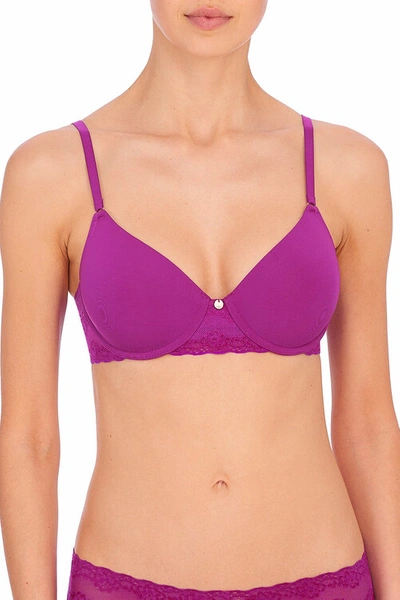 Shop Natori Bliss Perfection Contour Underwire Soft Stretch Padded T-shirt Everyday Bra (32b) Women's In Clover