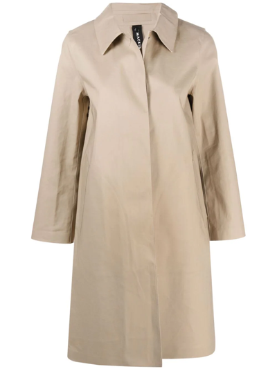 Shop Mackintosh Banton Trench Coat In Neutrals
