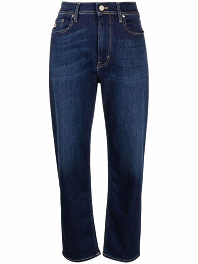 Shop Jacob Cohen Mid-rise Boyfriend-leg Jeans In Blau