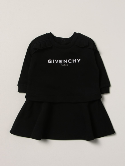 Shop Givenchy Romper  Kids In Black