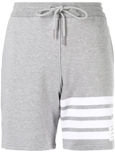 Thom Browne 4-bar Shorts In Grey