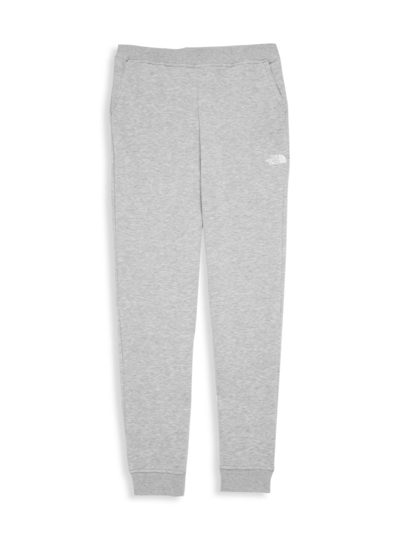 Shop The North Face Little Girl's & Girl's Cotton Jogger Pants In Light Grey