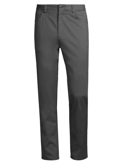 Shop Linksoul Crosby Cotton-blend Pants In Charcoal