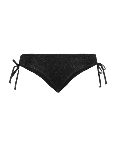 Shop Moschino Bikini Bottoms In Black