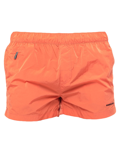 Shop Hamaki-ho Man Swim Trunks Orange Size Xl Nylon