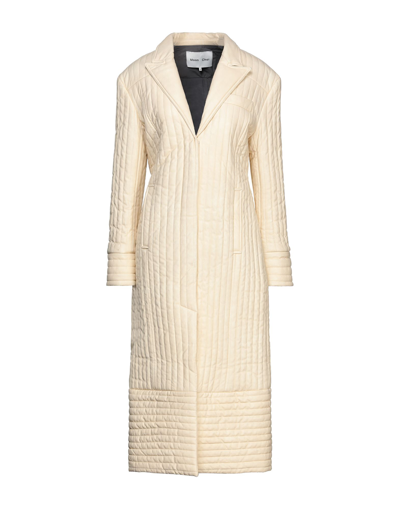 Shop Moon Choi Woman Coat Ivory Size 6 Polyester In White