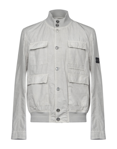 Shop Husky Man Jacket Light Grey Size 40 Cotton, Linen