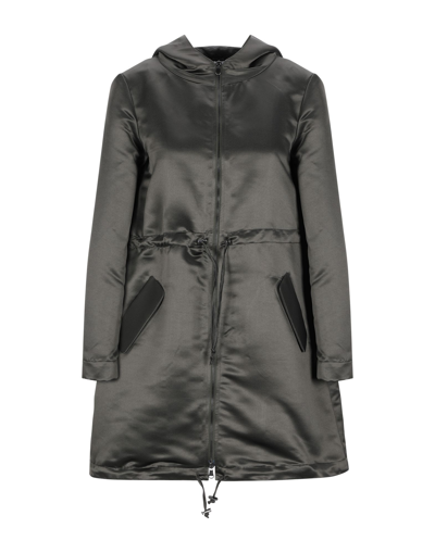 Shop Alpha Studio Coats In Military Green