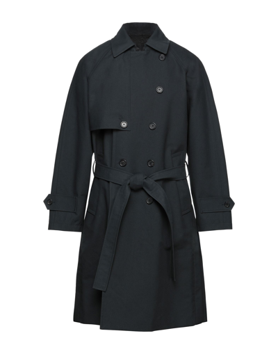Shop Allegri Overcoats In Dark Blue