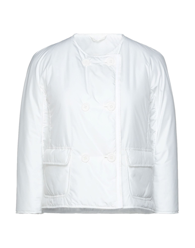 Shop Add Woman Jacket White Size 4 Polyester