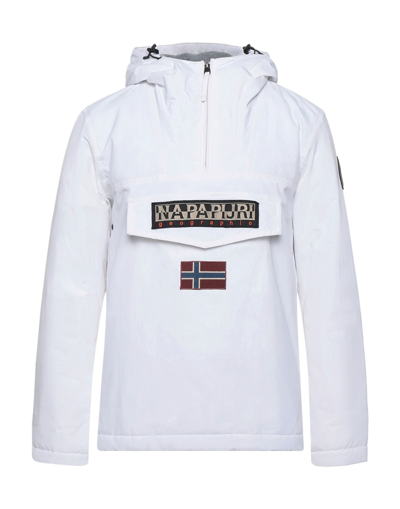 Shop Napapijri Jackets In White