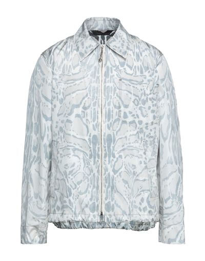 Shop Roberto Cavalli Man Jacket Ivory Size 44 Polyester In White