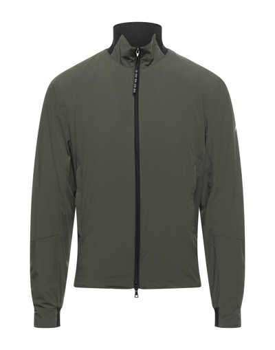 Shop Esemplare Man Jacket Military Green Size 40 Nylon, Elastane