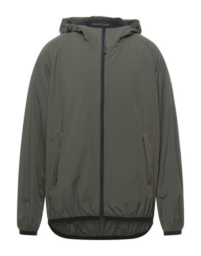 Shop Esemplare Man Jacket Military Green Size 40 Nylon, Elastane