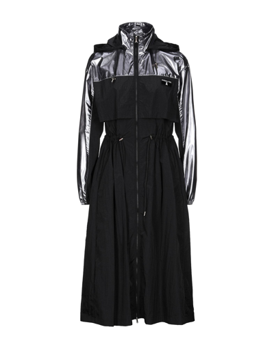 Shop Patrizia Pepe Overcoats In Black