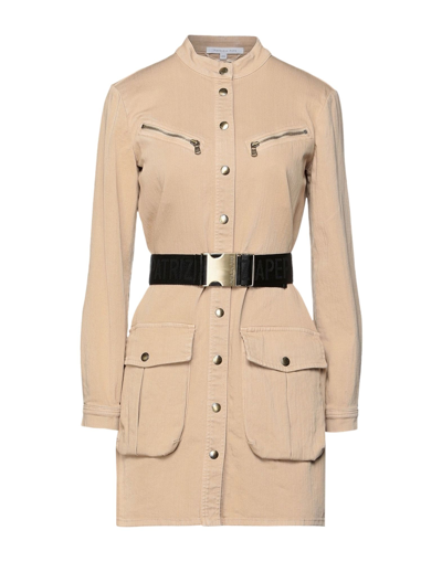 Shop Patrizia Pepe Overcoats In Camel