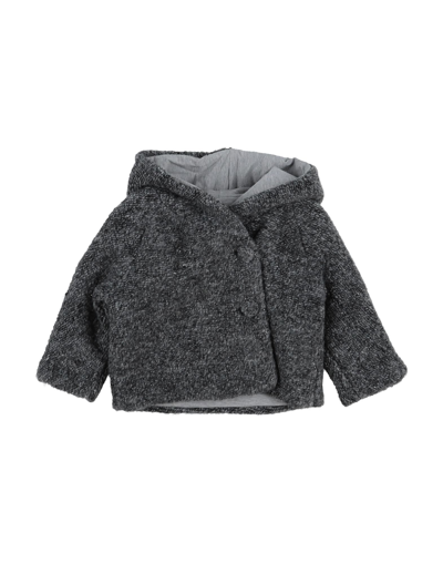 Shop Aletta Newborn Girl Coat Grey Size 3 Acrylic, Polyester, Wool, Mohair Wool