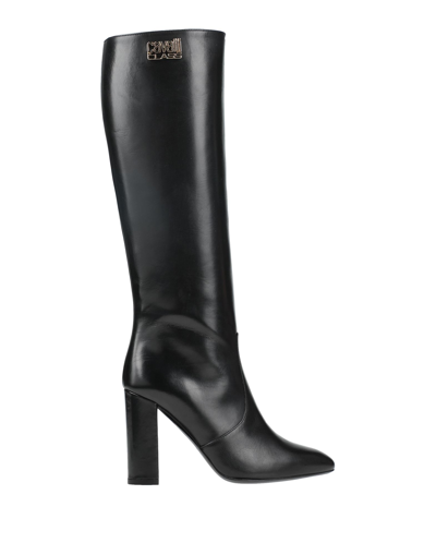 Cavalli Class Knee Boots In Black | ModeSens