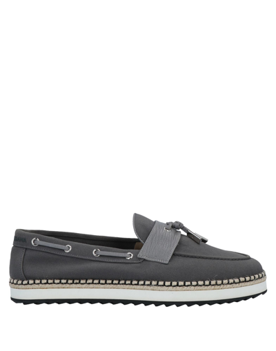 Shop Dolce & Gabbana Loafers In Grey