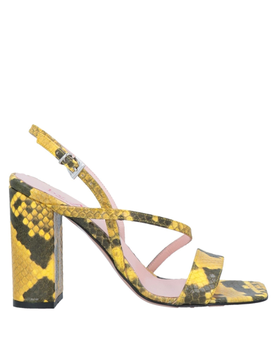 Shop By A. Sandals In Yellow