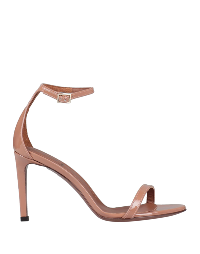 Shop L'autre Chose L' Autre Chose Woman Sandals Light Brown Size 10 Soft Leather In Beige