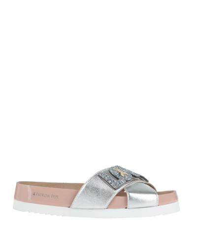Shop Patrizia Pepe Sandals In Silver
