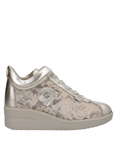 Shop Agile By Rucoline Sneakers In Gold