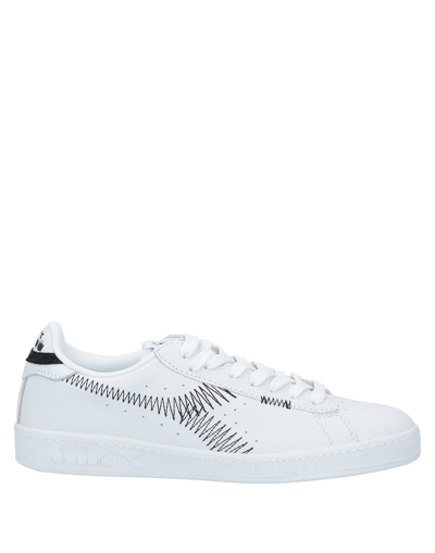 Shop Diadora Game L Low Zig Zag Wn Woman Sneakers White Size 6.5 Soft Leather
