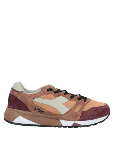 Shop Diadora S8000 Overland Man Sneakers Brown Size 8.5 Soft Leather