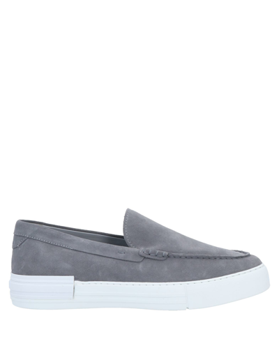 Shop Hogan Loafers In Grey