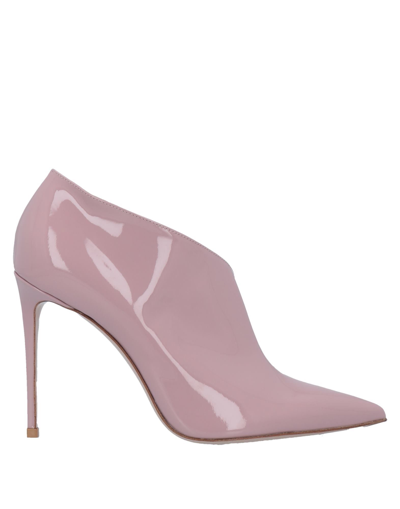Shop Le Silla Woman Ankle Boots Pastel Pink Size 8 Soft Leather