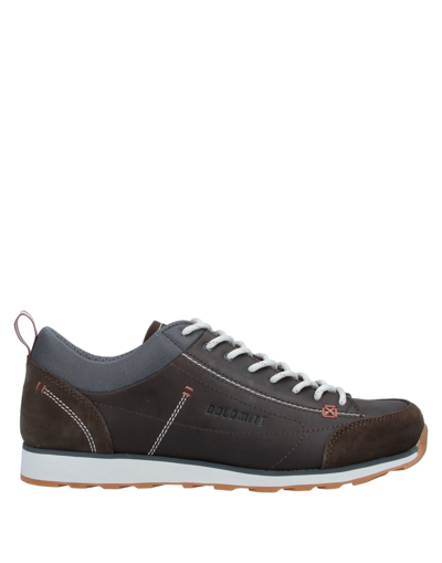 Shop Dolomite Sneakers In Dark Brown