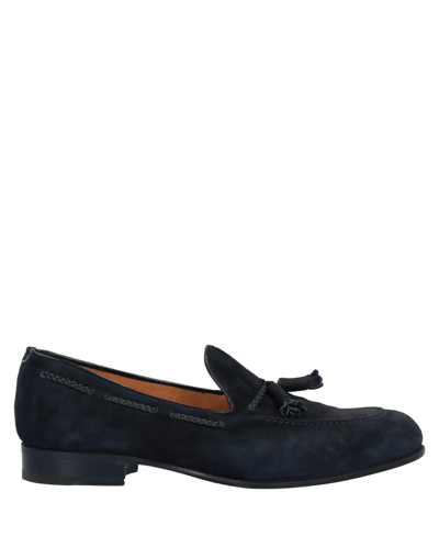 Shop Lidfort Loafers In Dark Blue