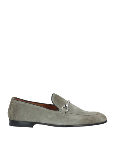 Shop Doucal's Loafers In Sage Green