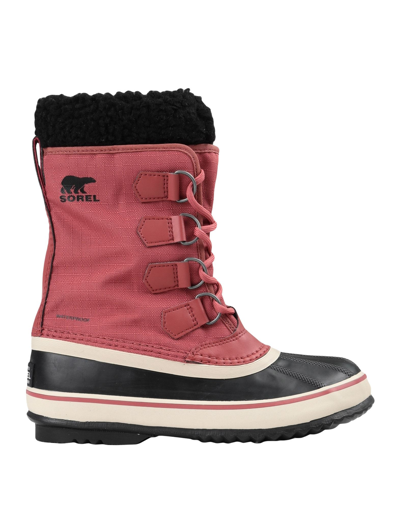 Shop Sorel Winter Carnival Dtv Woman Boot Pastel Pink Size 6.5 Soft Leather, Textile Fibers