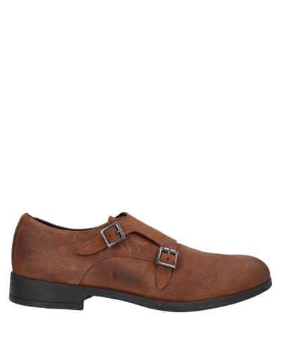 Shop Daniele Alessandrini Homme Loafers In Camel