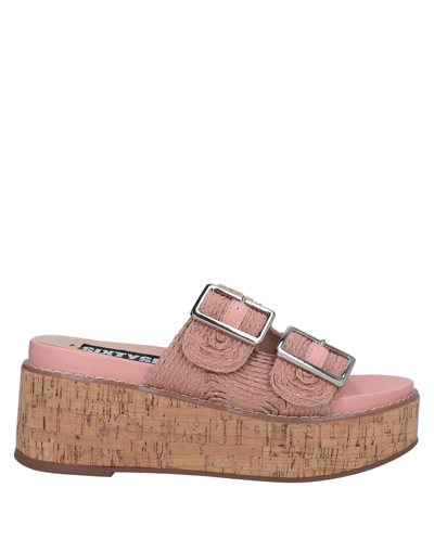 Shop 67 Sixtyseven Mules & Clogs In Pink