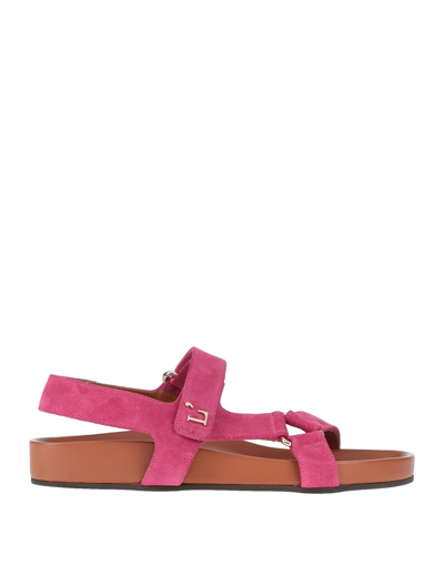 Shop L'autre Chose L' Autre Chose Woman Sandals Fuchsia Size 8 Soft Leather In Pink