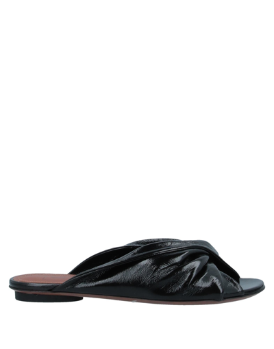 Shop L'autre Chose L' Autre Chose Woman Sandals Black Size 7 Soft Leather