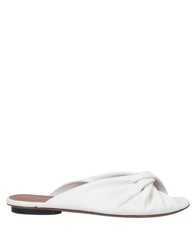 Shop L'autre Chose L' Autre Chose Woman Sandals White Size 6.5 Soft Leather