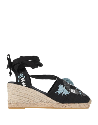 Shop Apepazza Woman Espadrilles Black Size 11 Textile Fibers